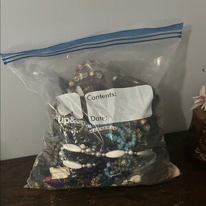 Large mystery bag of random jewelry
